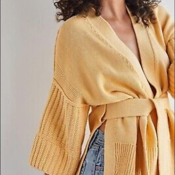 Brochu Walker Barai Belted Sundance Cardigan Small - Picture 3 of 6